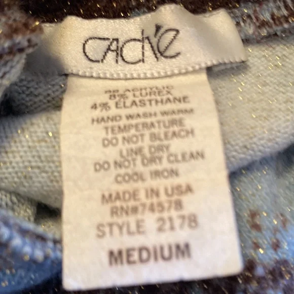 CACHE LIKE NEW SPARKLING SWEATER - Picture 4 of 9